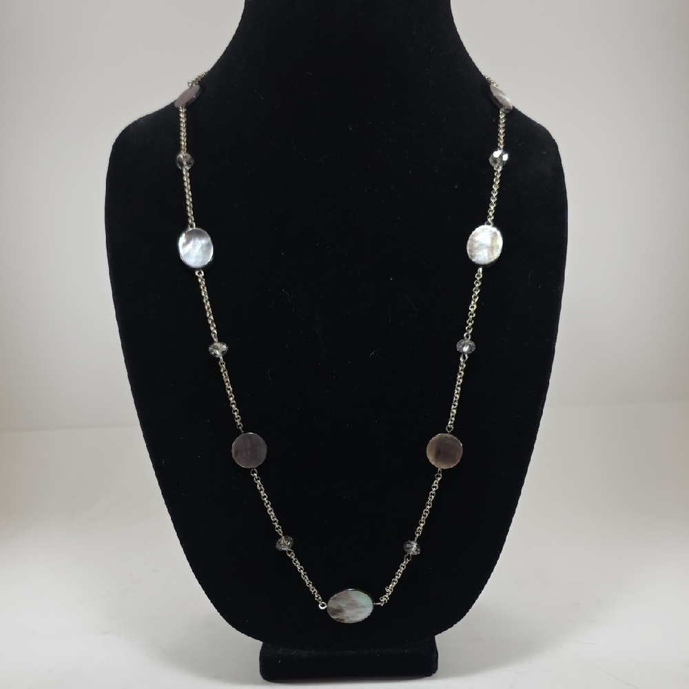 Bay Studio Silver and Moonstone Necklace